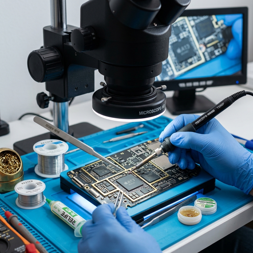 Why Chip-Level Micro-Soldering is the True Fix for Modern Dead Smartphones